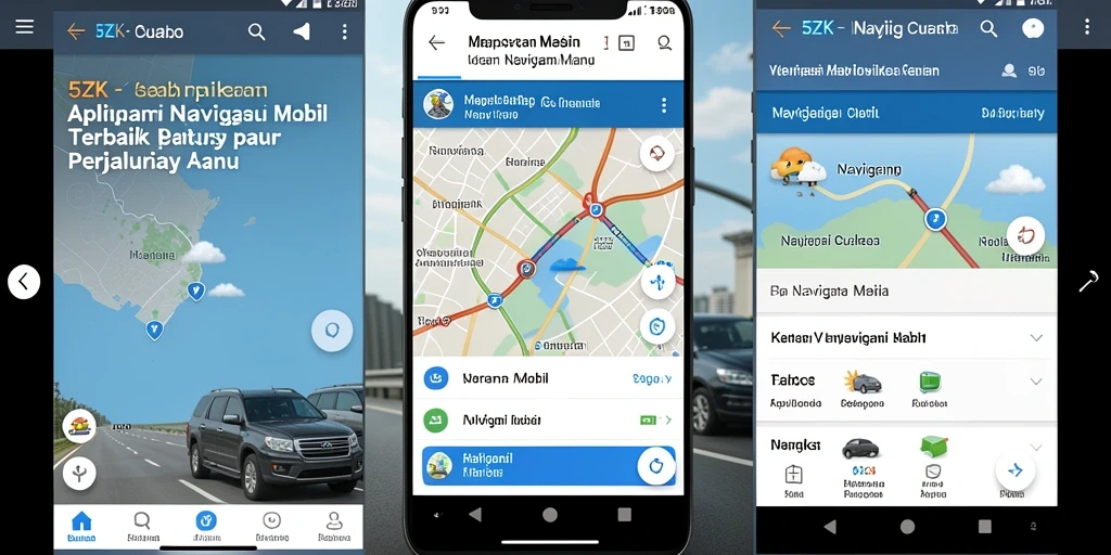 Tampilan antarmuka navigasi 5ZK yang modern dan fungsional.