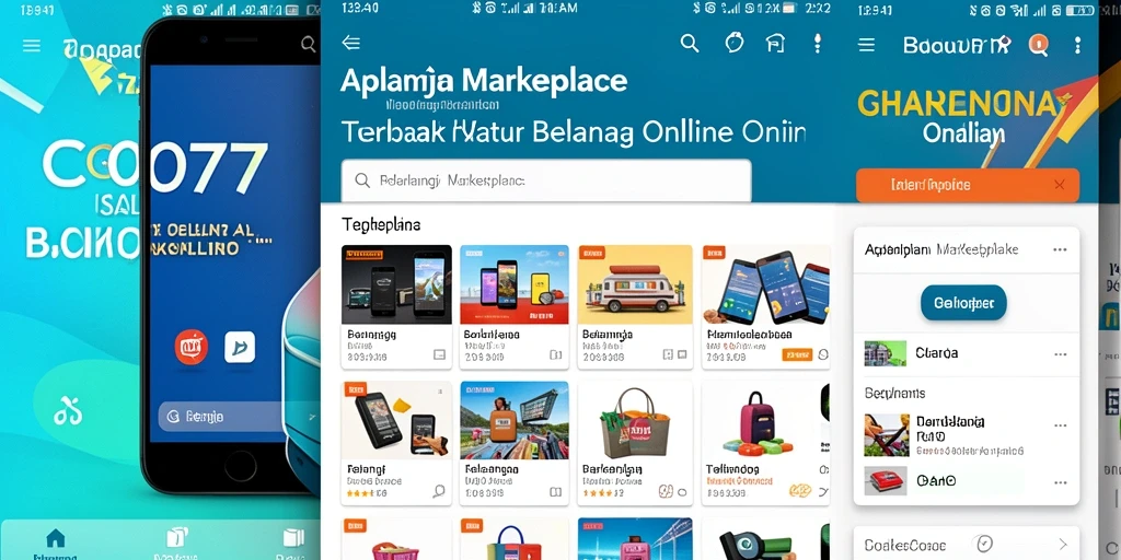Antarmuka aplikasi COO77 yang ramah pengguna dan fungsional.